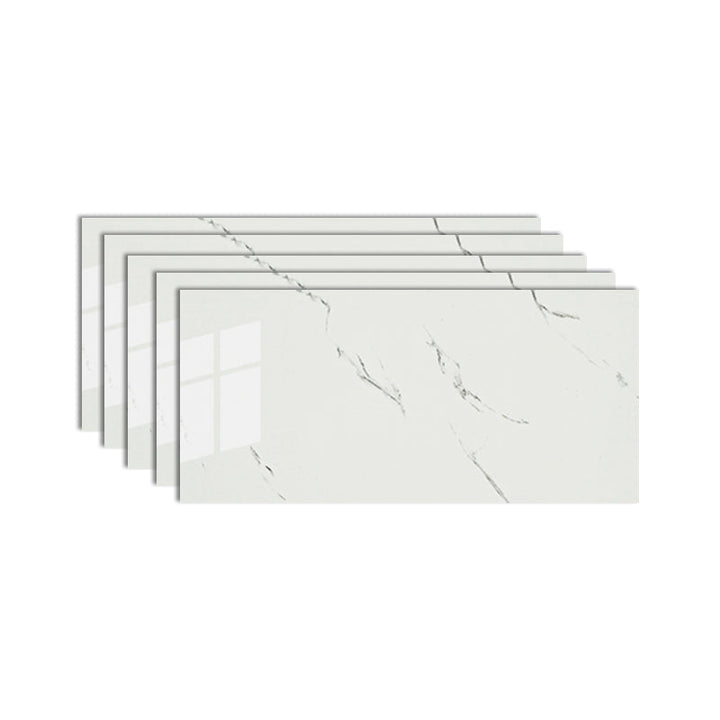 Lisslune | Single Tile Wallpaper PVC Rectangular Peel and Stick Wall Tile