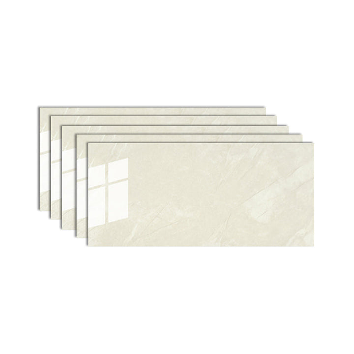 Lisslune | Single Tile Wallpaper PVC Rectangular Peel and Stick Wall Tile