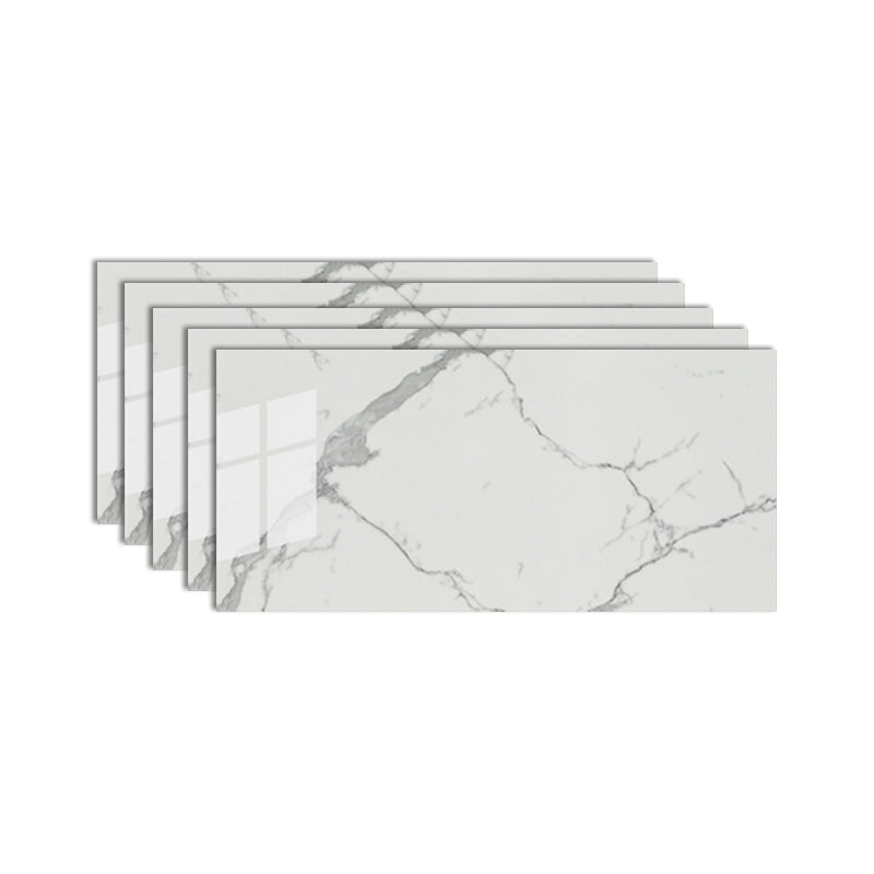 Lisslune | Single Tile Wallpaper PVC Rectangular Peel and Stick Wall Tile