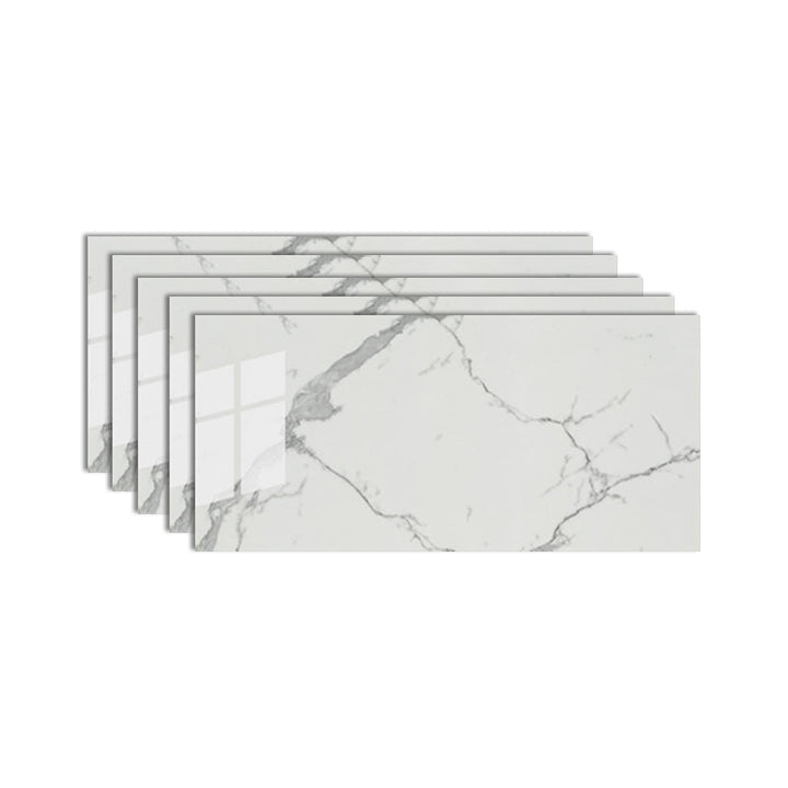 Lisslune | Single Tile Wallpaper PVC Rectangular Peel and Stick Wall Tile