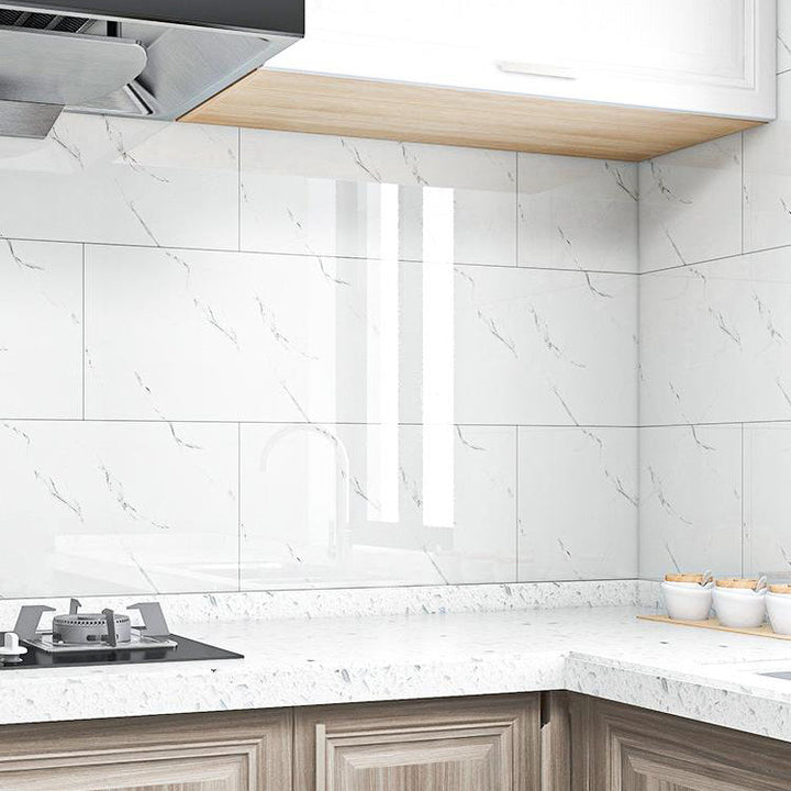Lisslune | Single Tile Wallpaper PVC Rectangular Peel and Stick Wall Tile