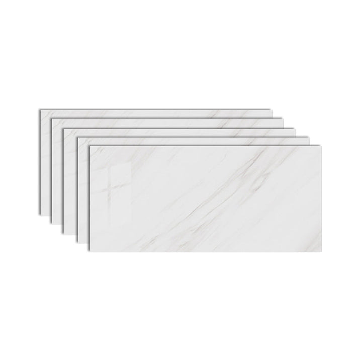 Lisslune | Single Tile Wallpaper PVC Rectangular Peel and Stick Wall Tile