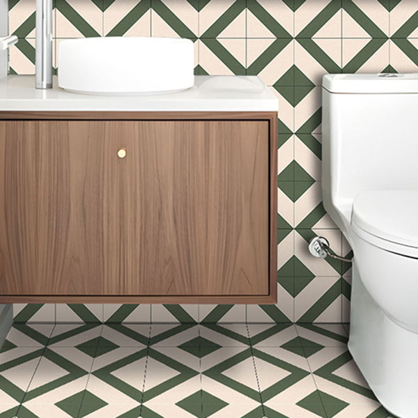 Lisslune | PVC Peel and Stick Wall Tile Square Single Tile Wallpaper with Slip Resistance