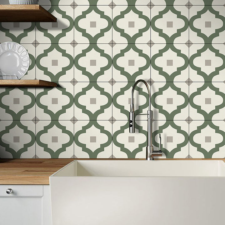 Lisslune | Field tile wallpaper square PVC removable and adhesive back tile