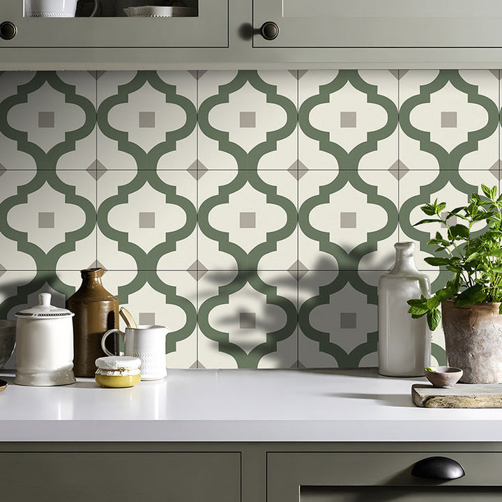 Lisslune | Field Tile Wallpaper Square PVC Removable and Adhesive Back Wall Tile