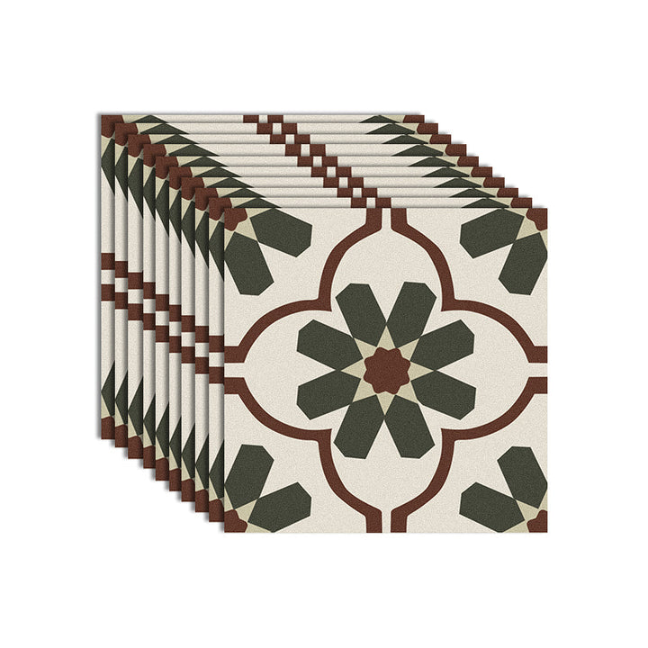 Lisslune | Single Tile Wallpaper Square PVC Peel & Stick Field Tile with Waterproof