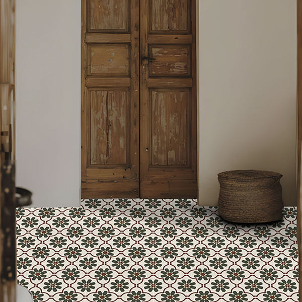 Lisslune | Single Tile Wallpaper Square PVC Peel & Stick Field Tile with Waterproof