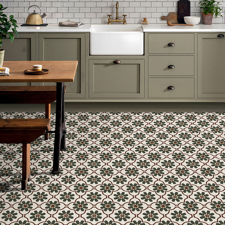 Lisslune | Single Tile Wallpaper Square PVC Peel & Stick Field Tile with Waterproof
