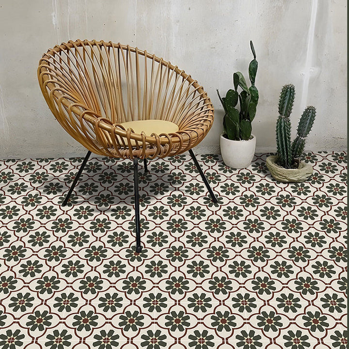 Lisslune | Single Tile Wallpaper Square PVC Peel & Stick Field Tile with Waterproof