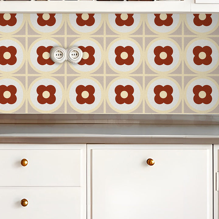 Lisslune | Square Peel & Stick Field Tile Waterproof PVC Peel and Stick Wall Tile