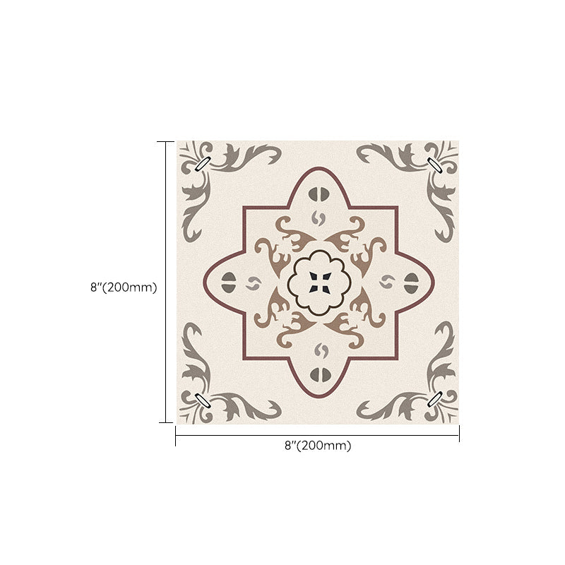 Lisslune | PVC Peel & Stick Square Tile Peel & Stick Tile