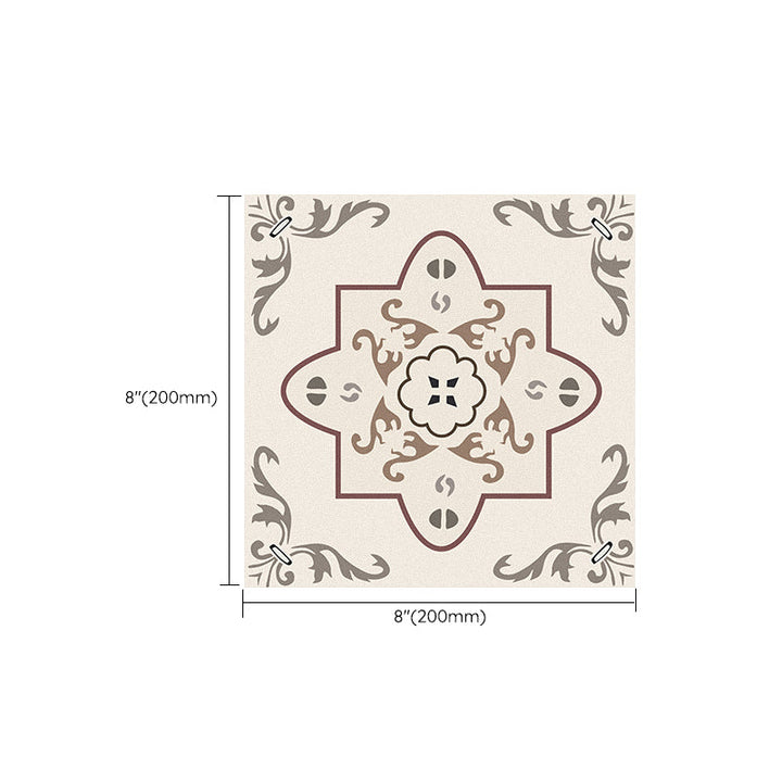 Lisslune | PVC Peel & Stick Square Tile Peel & Stick Tile