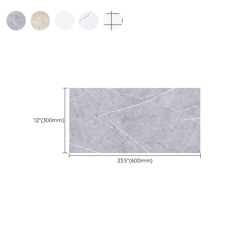 Lisslune | Rectangular Peel-and-Stick Wall Tile PVC Field Tile Wallpaper with Waterproof