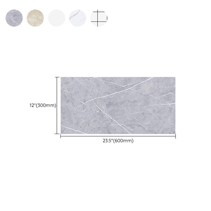 Lisslune | Rectangular Peel-and-Stick Wall Tile PVC Field Tile Wallpaper with Waterproof