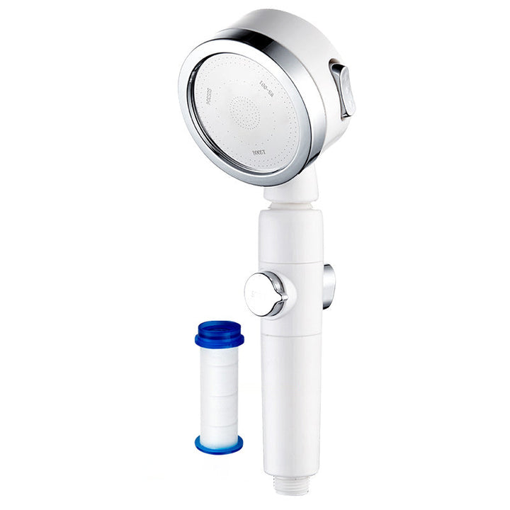 Lisslune | Modern Showerhead Adjustable Spray Pattern Rotatable Round Handheld Showerhead