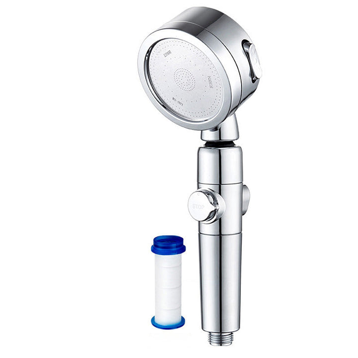 Lisslune | Modern Shower Head Adjustable Spray Pattern Rotatable Round Hand Shower