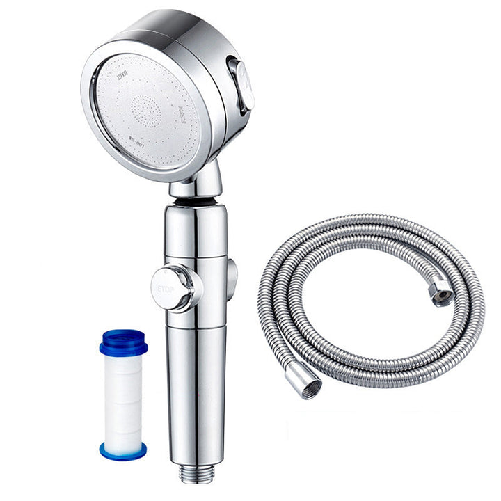 Lisslune | Modern Shower Head Adjustable Spray Pattern Rotatable Round Hand Shower