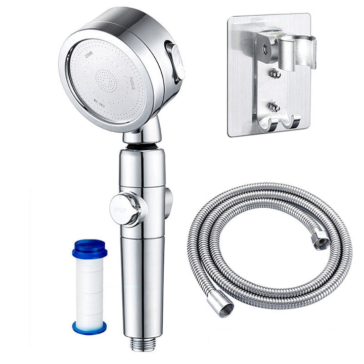 Lisslune | Modern Shower Head Adjustable Spray Pattern Rotatable Round Hand Shower