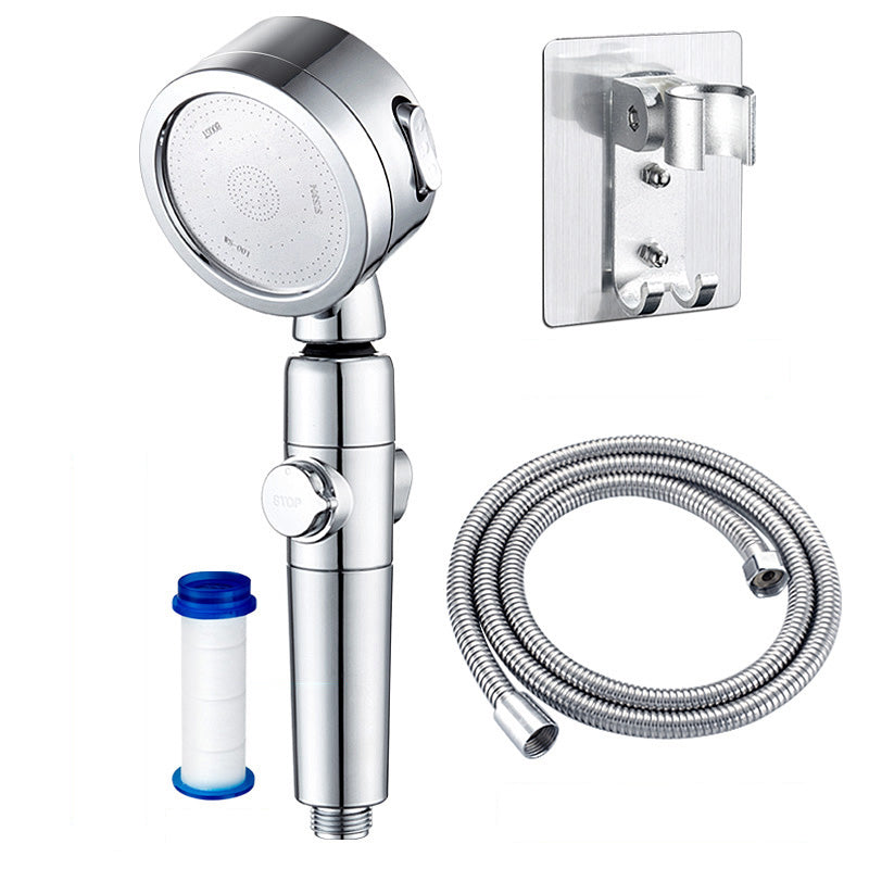 Lisslune | Modern Showerhead Adjustable Spray Pattern Rotatable Round Handheld Showerhead
