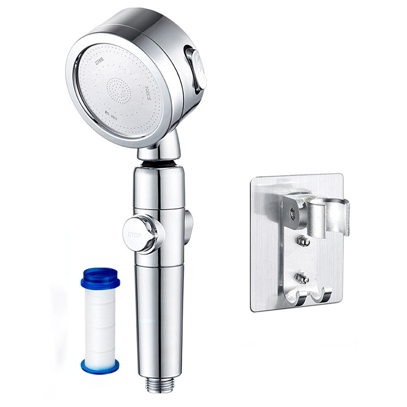Lisslune | Modern Shower Head Adjustable Spray Pattern Rotatable Round Hand Shower