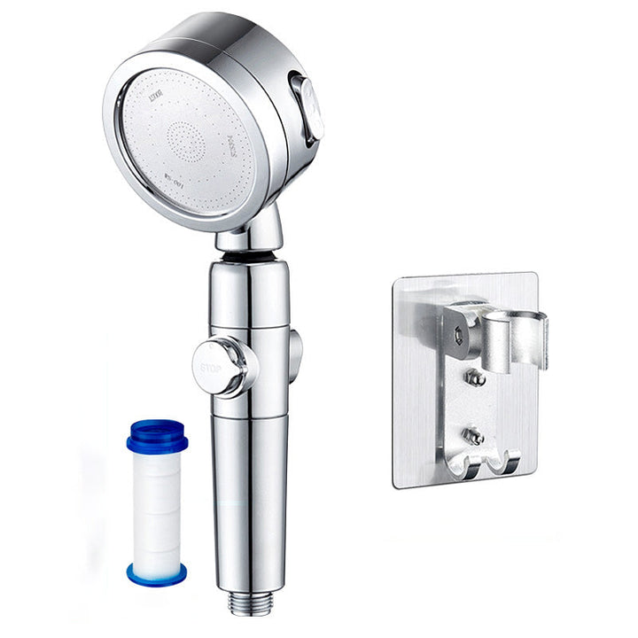 Lisslune | Modern Shower Head Adjustable Spray Pattern Rotatable Round Hand Shower