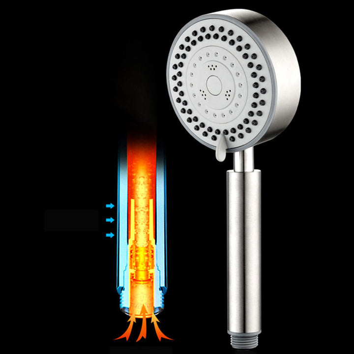 Lisslune | Contemporary Shower Head 304 Stainless Steel Round Hand Shower