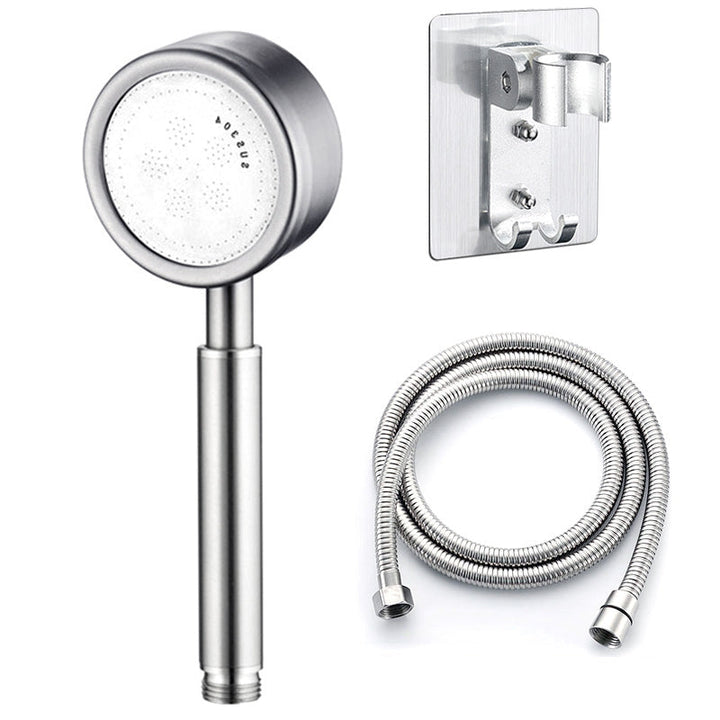 Lisslune | Contemporary Shower Head 304 Stainless Steel Round Hand Shower