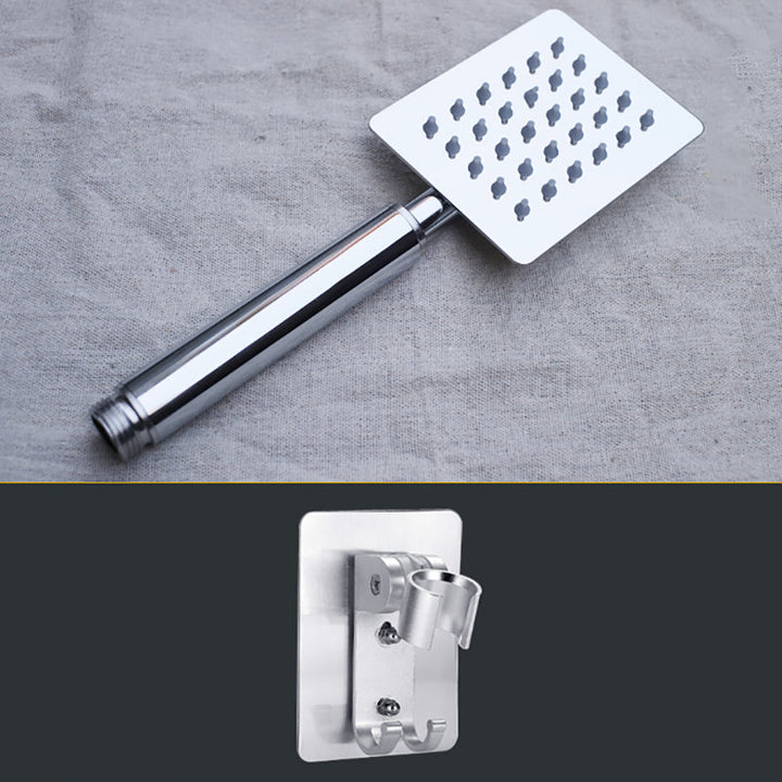 Lisslune | Shower head Brass Square Rain Spray Pipe Handheld Shower Head