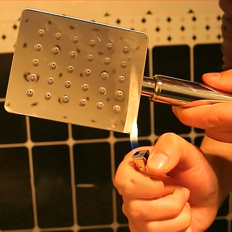 Lisslune | Shower head Brass Square Rain Spray Pipe Handheld Shower Head