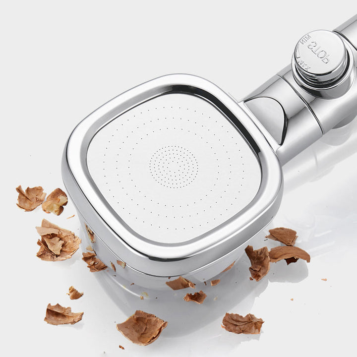 Lisslune | Shower Head Bathroom Square Controllable Brass Handheld Shower Head