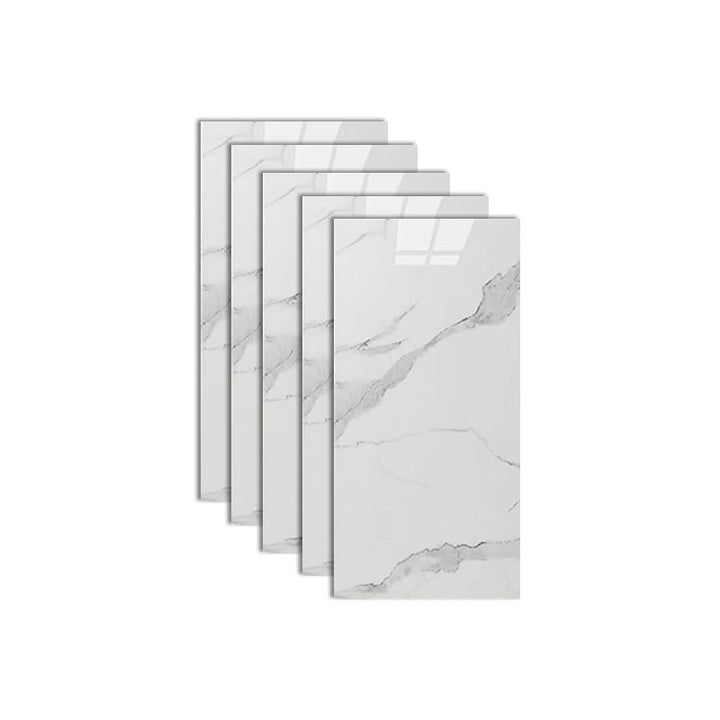 Lisslune | Plastic Peel and Stick Wall Tile Field Tile Wallpaper with Rectangular Shape
