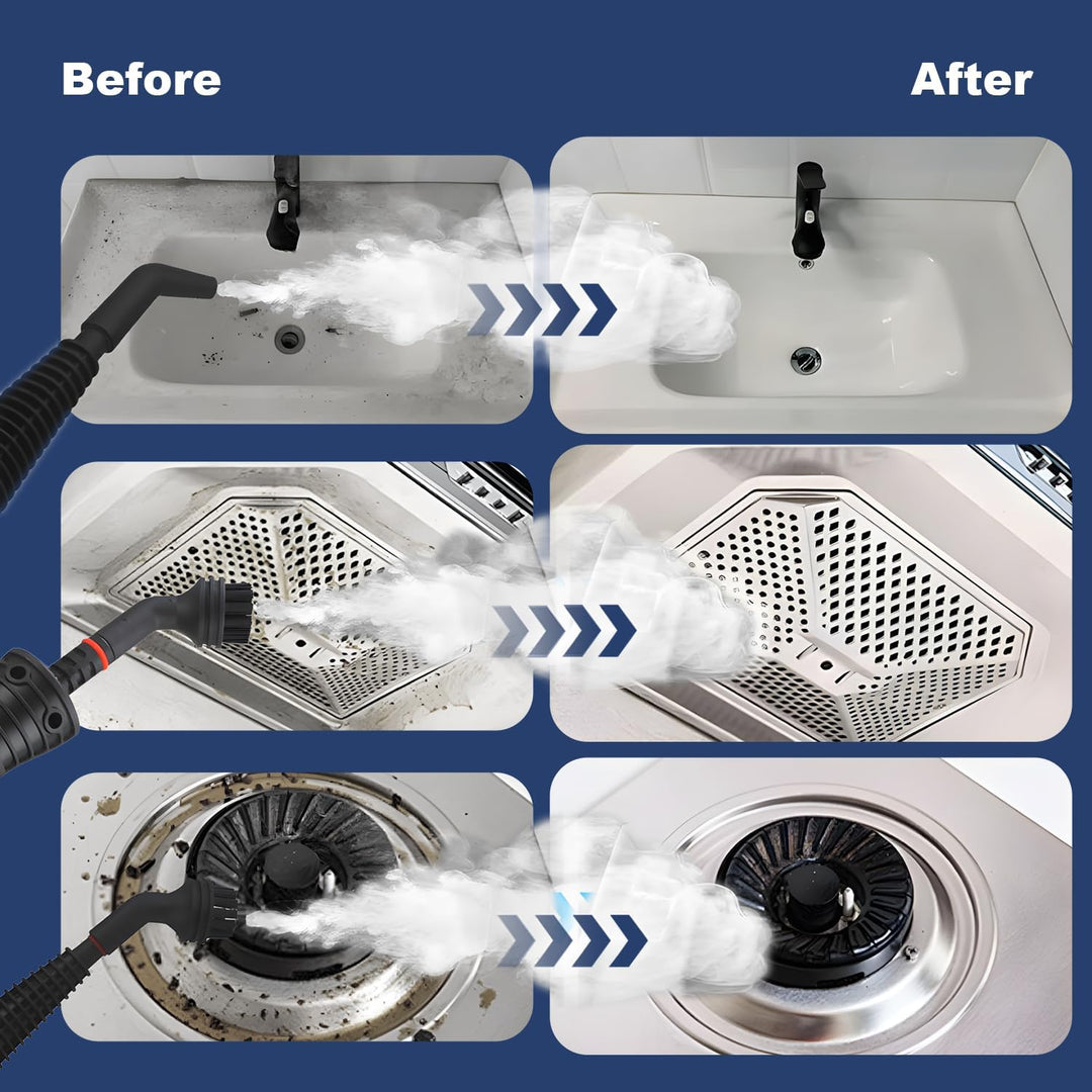 Lisslune | High-Pressure Handheld Steam Cleaner with 9-Piece Accessory Kit – Valtira