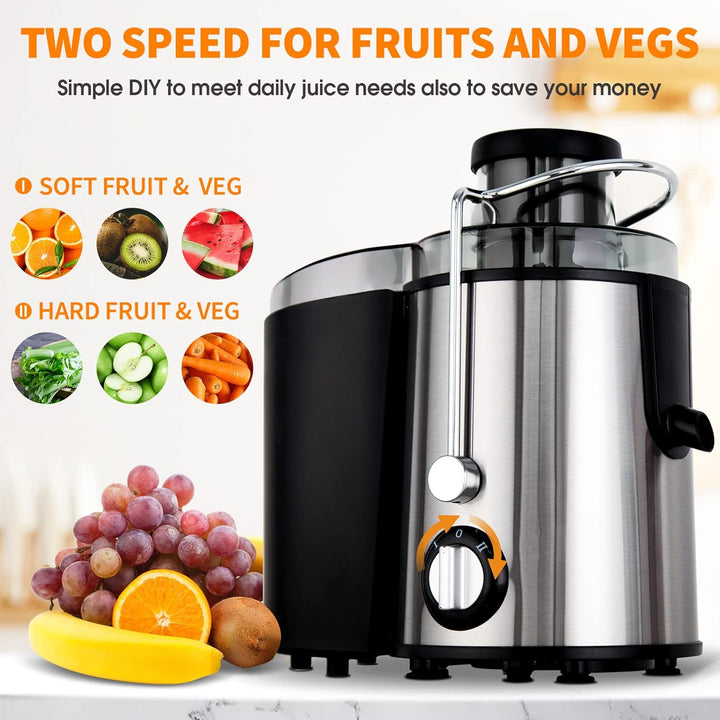 Lisslune | Cold Press Juicer with 3 Speeds – JuicePro