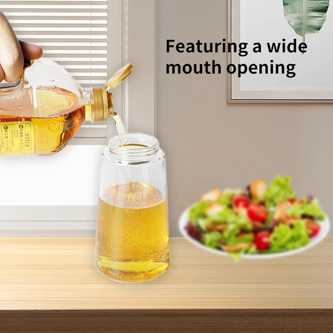Lisslune | 2-in-1 Oil Dispenser Bottle | Oil Sprayer and Dispenser | Healthy Cooking