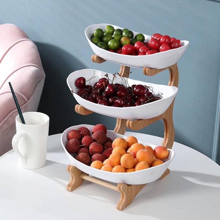 Lisslune | FruitTower - Elegant Metal Fruit Stand
