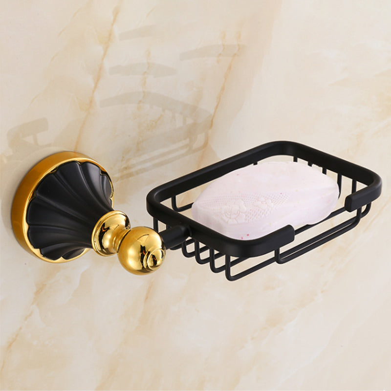 Lisslune | Traditional Bathroom Accessories Set Towel Bar Bathroom Shelf Black Bathroom Accessories Set