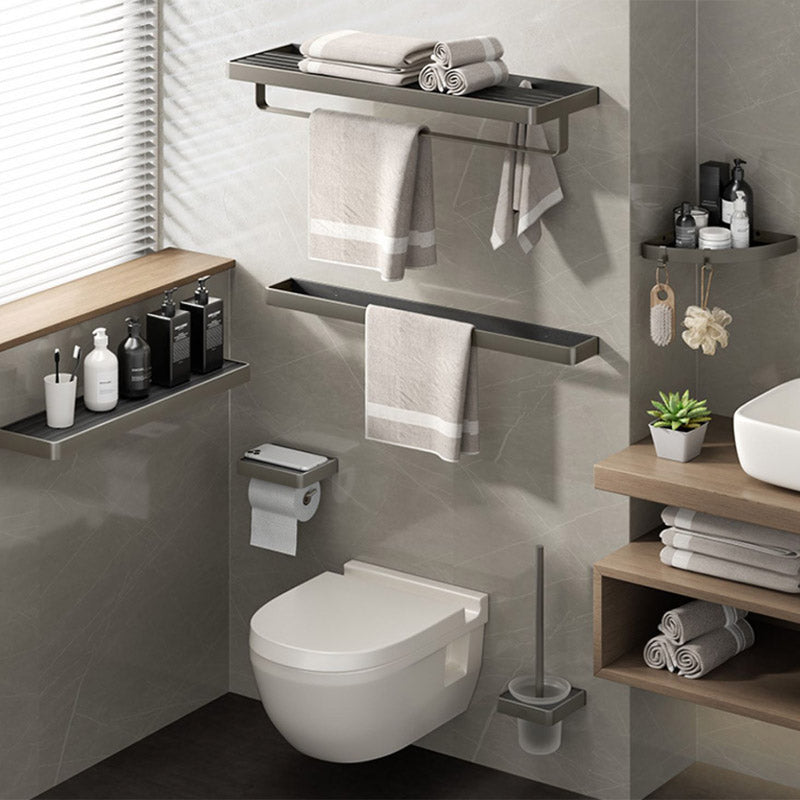 Lisslune | Modern Bathroom Hardware Set Paper Holder Towel Bar Bathroom Accessory Set