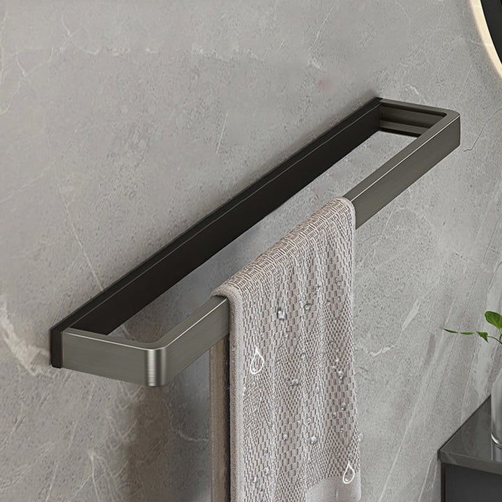 Lisslune | Modern Bathroom Hardware Set Paper Holder Towel Bar Bathroom Accessory Set