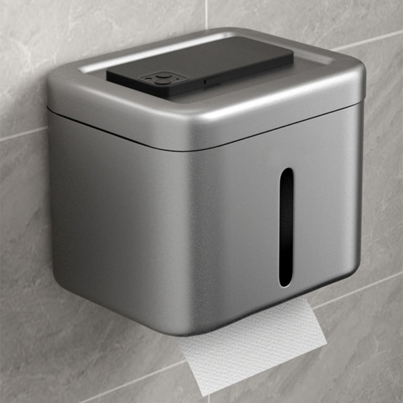 Lisslune | Modern gray bathroom hardware set towel bar paper holder bathroom accessory set