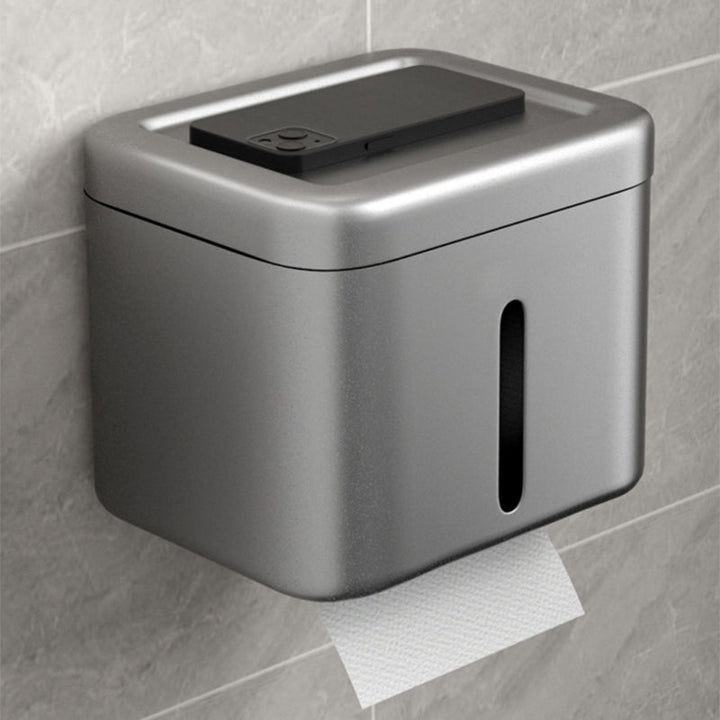 Lisslune | Modern gray bathroom hardware set towel rack paper holder bathroom accessory set