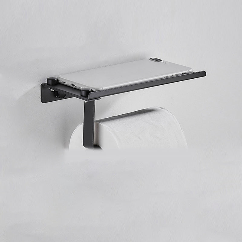 Lisslune | Modern Bathroom Accessories Set Black Towel Bar Paper Holder Bathroom Accessories Kit