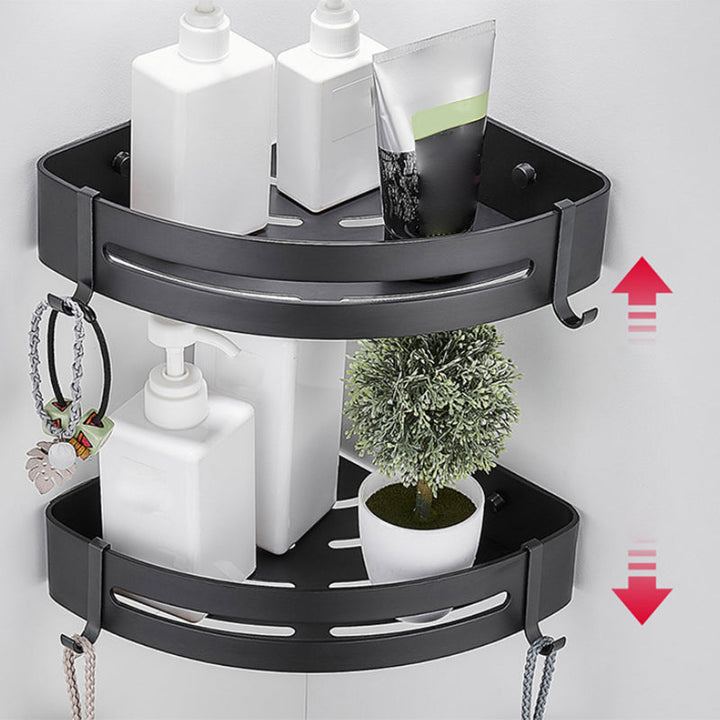 Lisslune | Modern Bathroom Accessories Set Black Towel Bar Paper Holder Bathroom Accessories Kit