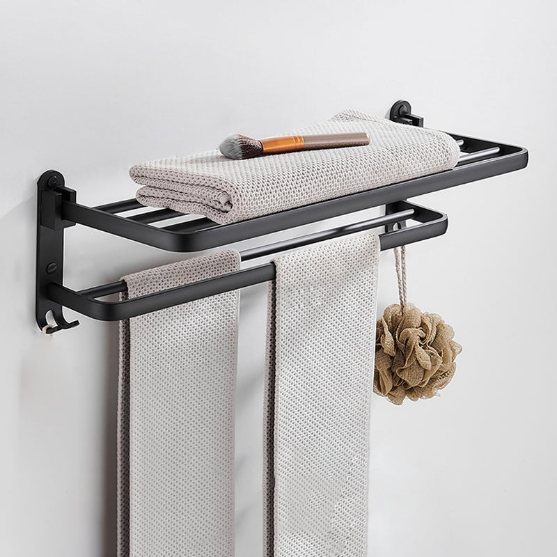 Lisslune | Modern Bathroom Accessories Set Black Towel Bar Paper Holder Bathroom Accessories Kit