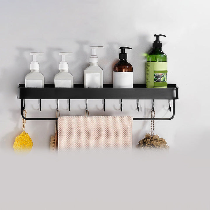 Lisslune | Modern Bathroom Accessories Set Black Towel Bar Paper Holder Bathroom Accessories Kit