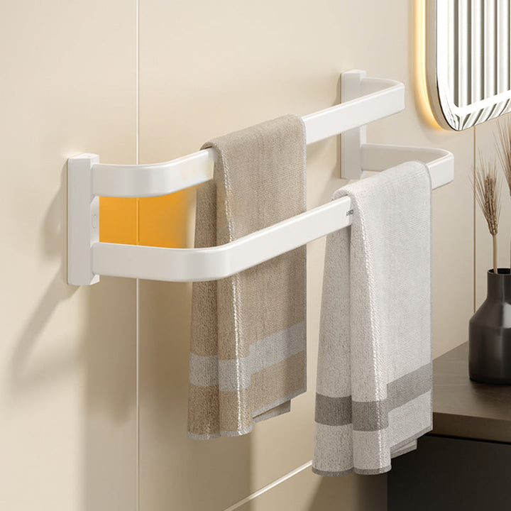 Lisslune | Modern White Bathroom Accessories Set Bathroom Shelf Paper Holder Bathroom Accessories Kit