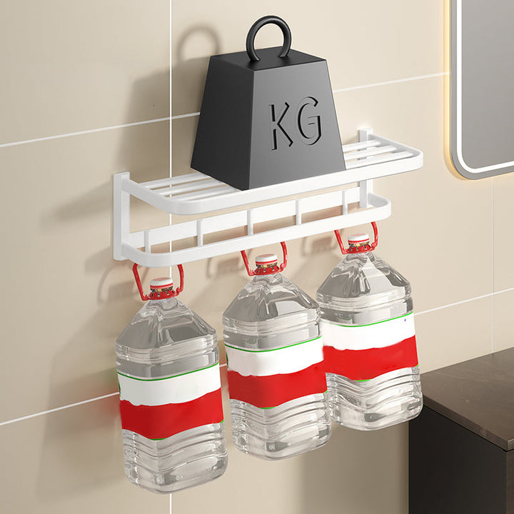 Lisslune | Modern White Bathroom Accessories Set Bathroom Shelf Paper Holder Bathroom Accessories Kit