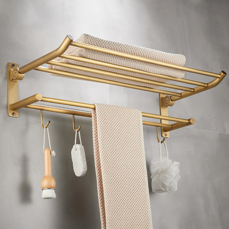 Lisslune | Modern Bathroom Accessory Set Paper Holder Bathroom Shelf Gold Bathroom Fittings Set