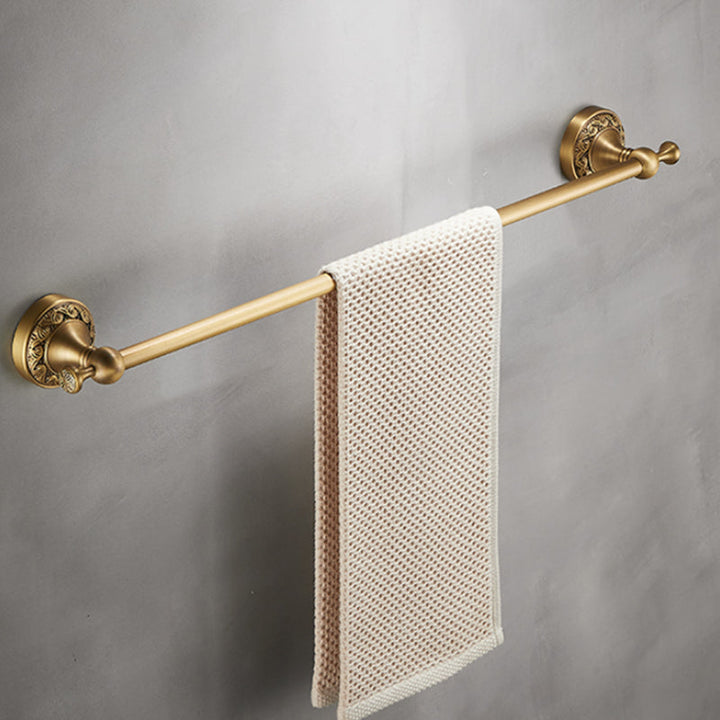 Lisslune | Modern Bathroom Accessory Set Paper Holder Bathroom Shelf Gold Bathroom Fittings Set