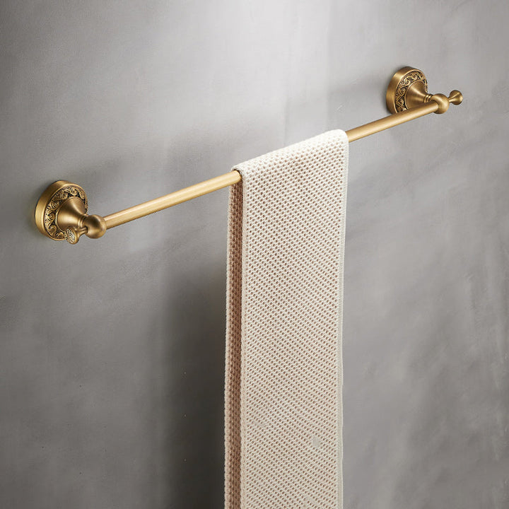 Lisslune | Modern Bathroom Accessory Set Paper Holder Bathroom Shelf Gold Bathroom Fittings Set