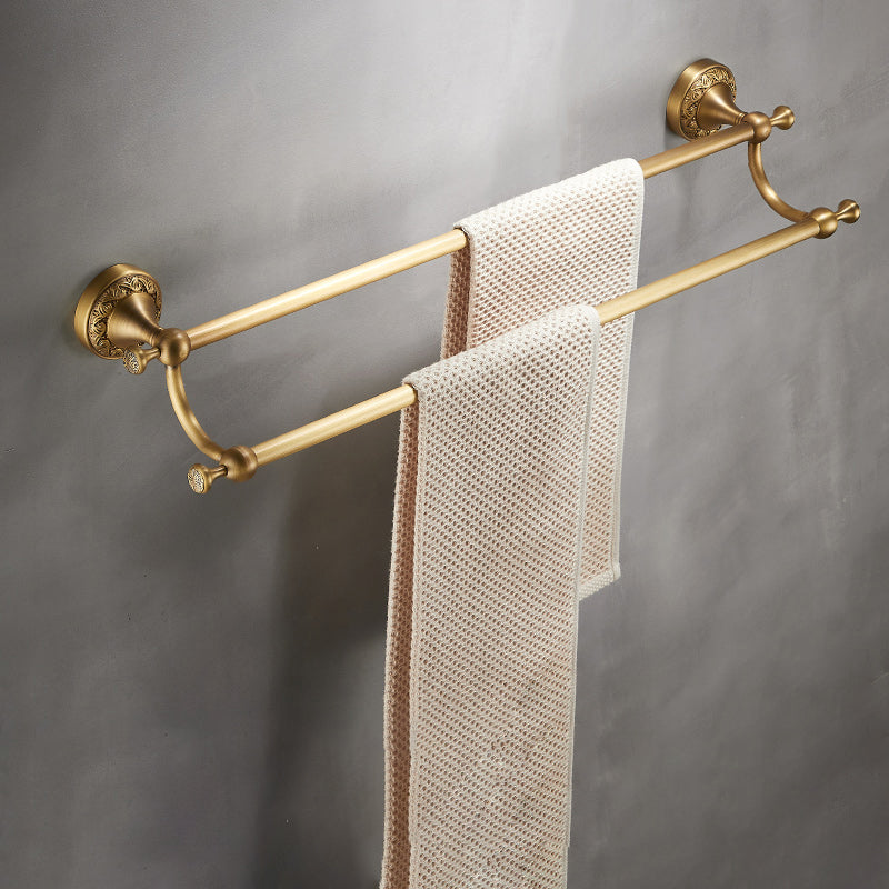 Lisslune | Modern Bathroom Accessory Set Paper Holder Bathroom Shelf Gold Bathroom Fittings Set